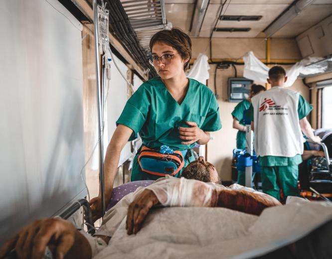 Doctors on Rails - MSF Medicalised train in Ukraine
