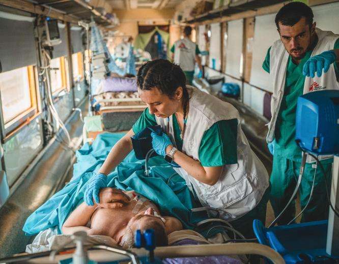 Doctors on Rails - MSF Medicalised train in Ukraine