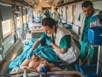 Doctors on Rails - MSF Medicalised train in Ukraine