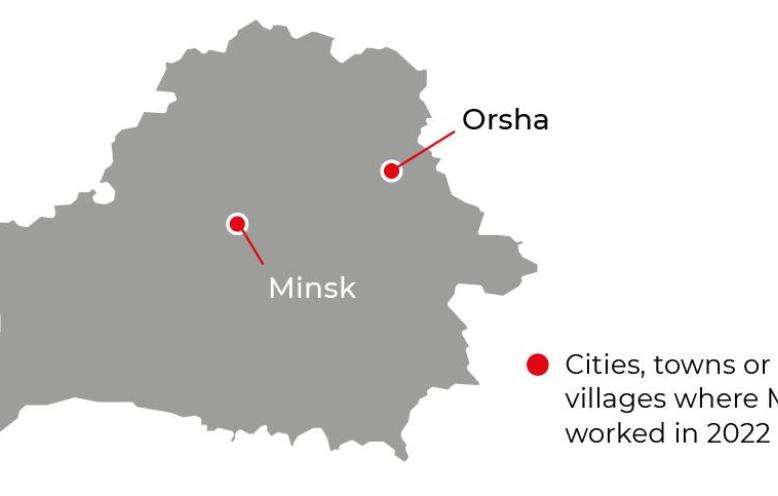 Belarus IAR map 2022