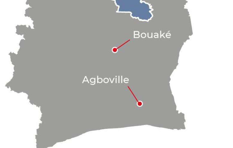 Ivory Coast IAR map 2022
