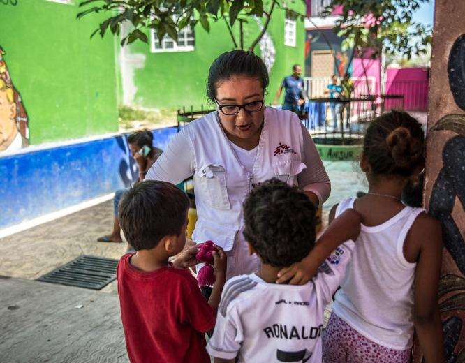 Migrants and Refugees in Mexico shelters